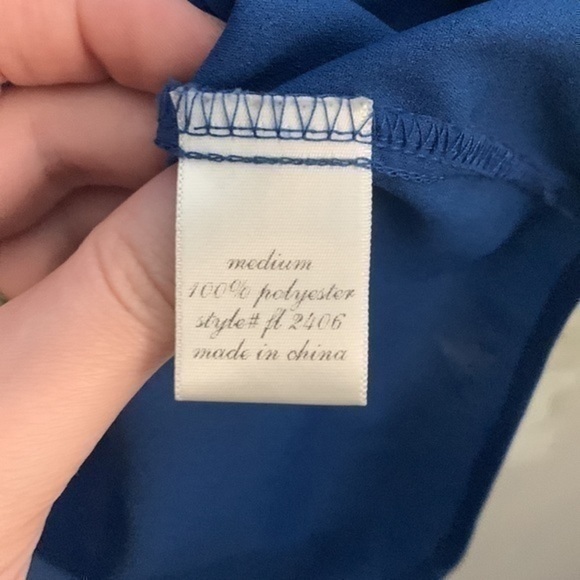 Anthropologie Birdcage Zipper Quarter Button Up Top Size Medium - Picture 5 of 5